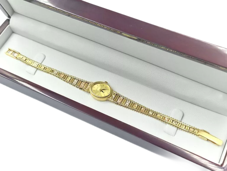 ZŁOTY ZEGAREK DAMSKI GENEVE - 585 14K 19,55G