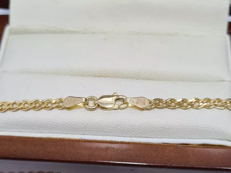 ZŁOTY ŁAŃCUSZEK SPLOT NONNA 3,04G PR.585 45CM