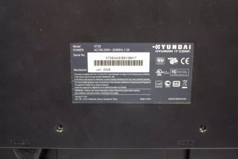MONITOR HYUNDAI X73S 17" 1280X1024