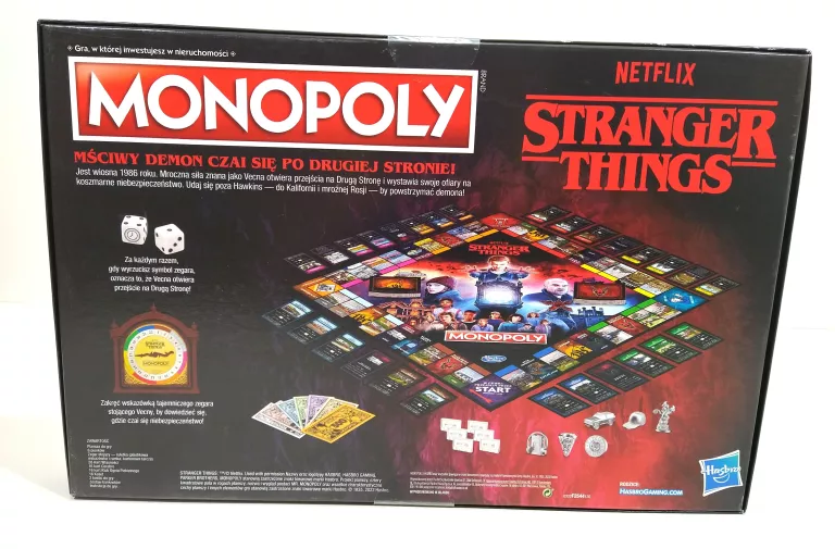 GRA PLANSZOWA HASBRO MONOPOLY STRANGER THINGS