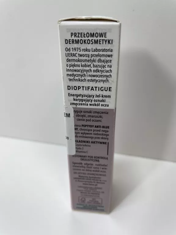 LIERAC DIOPTICERNE ENERGETYZUJĄCY KREM POD OCZY 15 ML