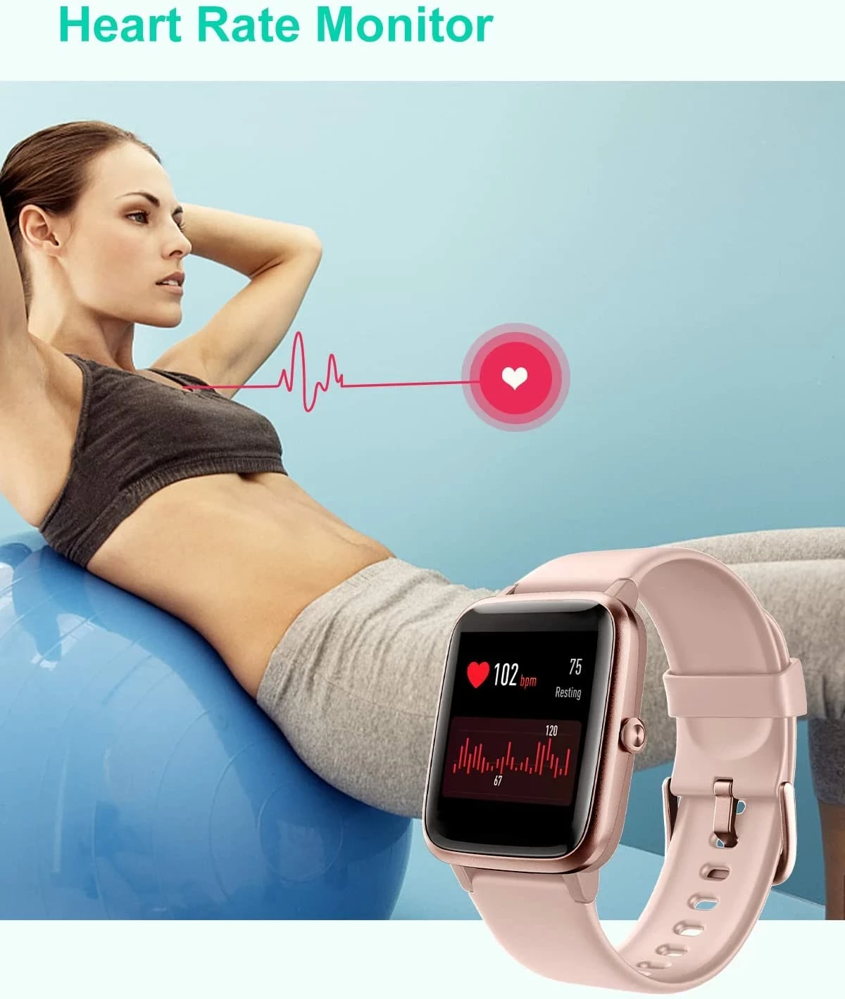 smartwatch-veryfitpro-id205l-pink-fitness-tracker-kolor-czarny