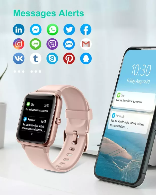 smartwatch-veryfitpro-id205l-pink-fitness-tracker-ksztalt-koperty-prostokatny