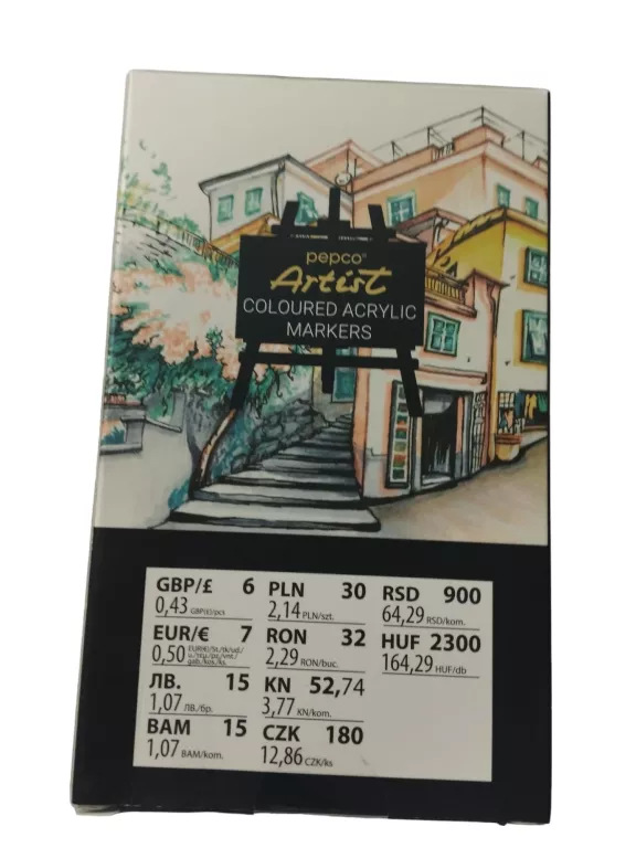 markery-akrylowe-pepco-artist-stan-uzywany