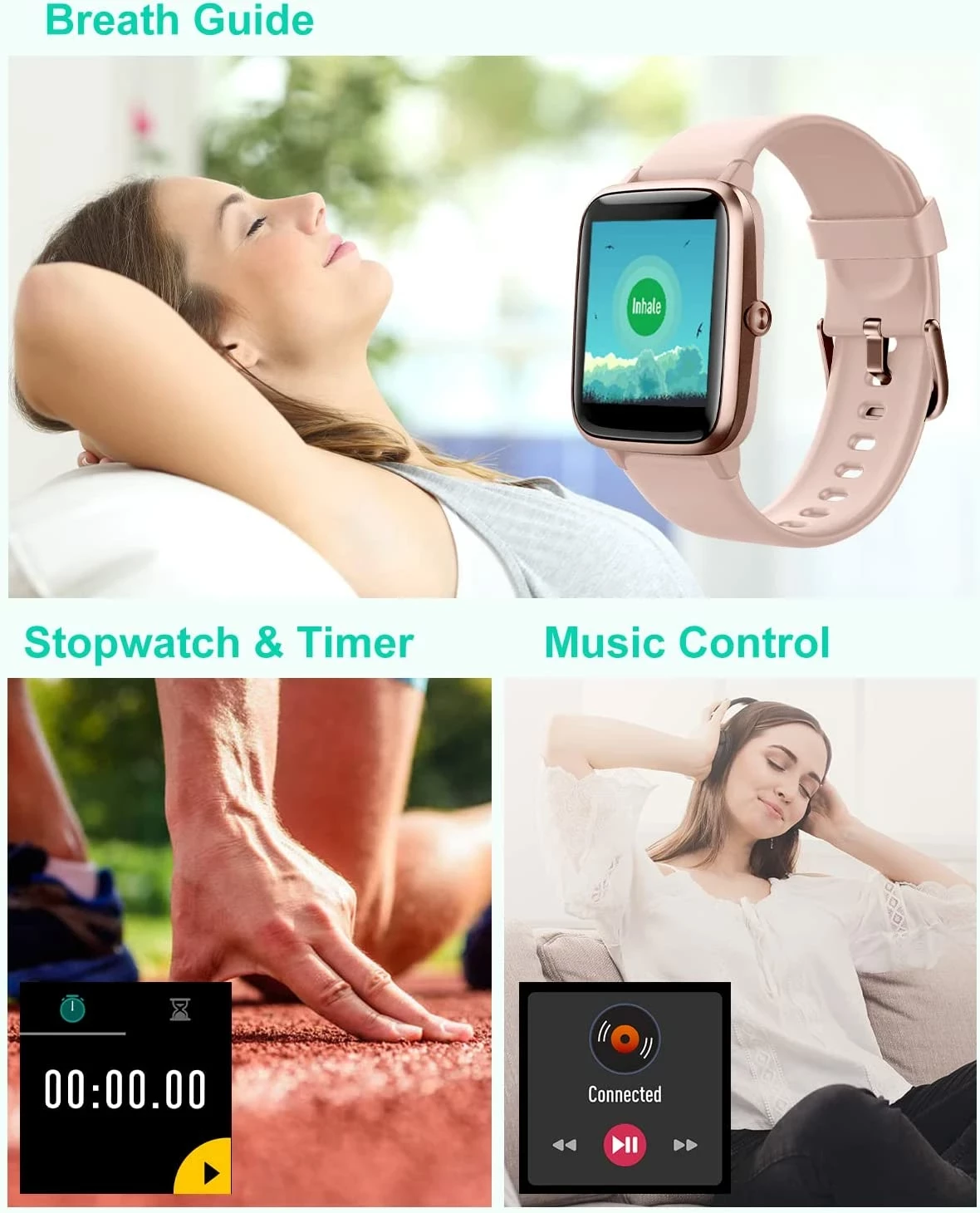 smartwatch-veryfitpro-id205l-pink-fitness-tracker-komunikacja-bluetooth
