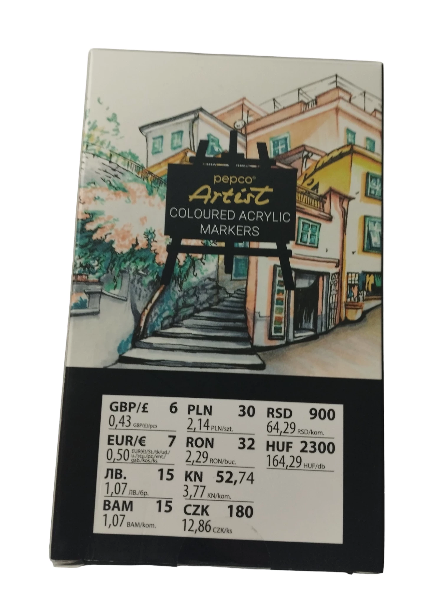 markery-akrylowe-pepco-artist-stan-uzywany