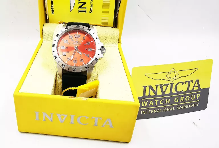 INVICTA PRO DIVER CZERWONY/GUMA O45 MM REF. 21838