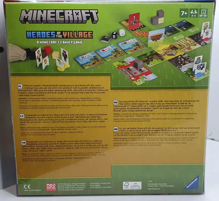 GRA MINECRAFT HEROES OF THE VILLAGE RAVENSBURGER