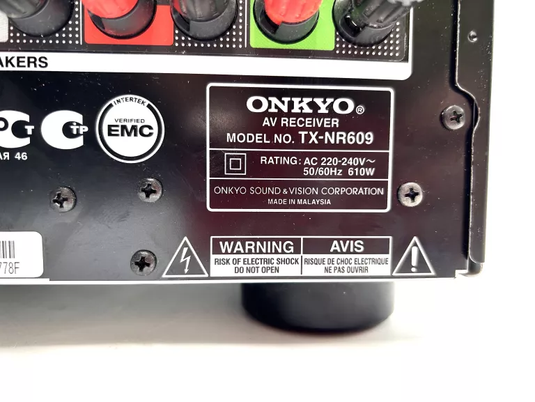 AMPLITUNER ONKYO TX-NR609 7.2 DOLBYDIGITAL HDMI
