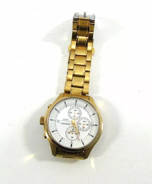 FAJNY ZEGAREK MĘSKI SEIKO 4T57 +PUDEŁKO