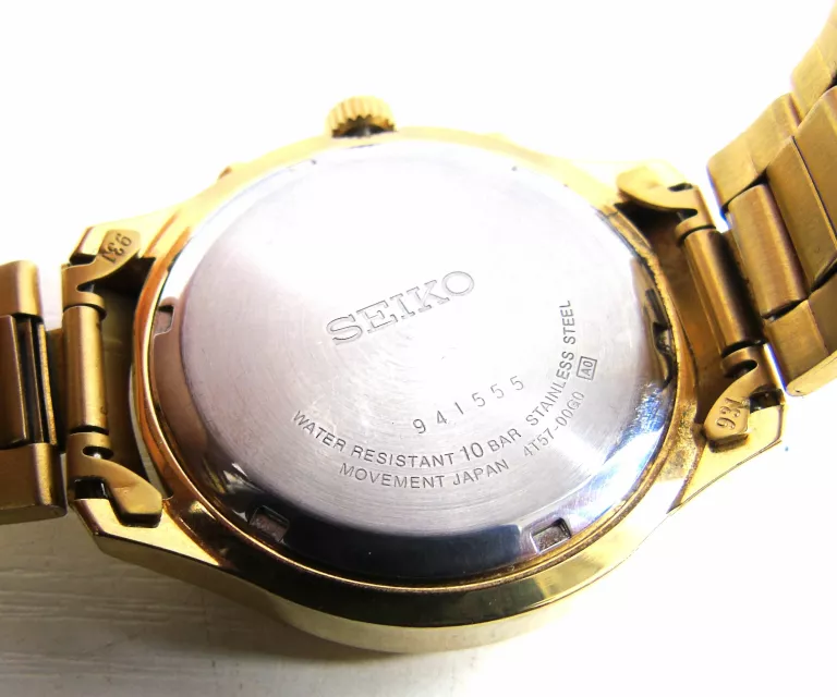 FAJNY ZEGAREK MĘSKI SEIKO 4T57 +PUDEŁKO