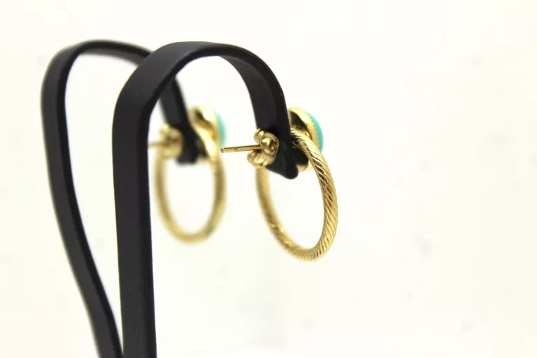 kolczyki-stal-pozlacana-turkusowe-oczko-w-okregu-rodzaj-zapiecia-2207-1