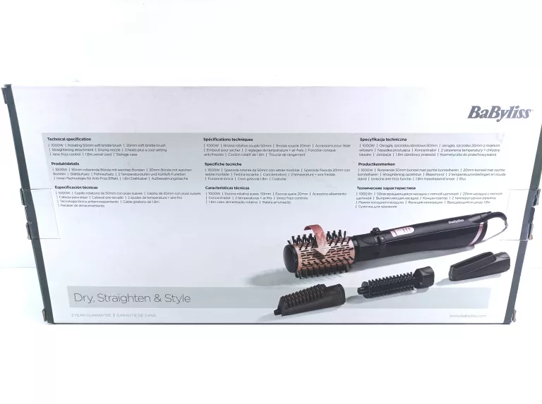 LOKÓWKO-SUSZARKA OBROTOWA BABYLISS AS200E