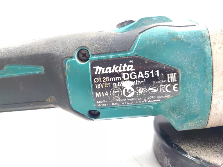 MAKITA DGA511 SZLIFIERKA KĄTOWA 18V + AKUMULATOR