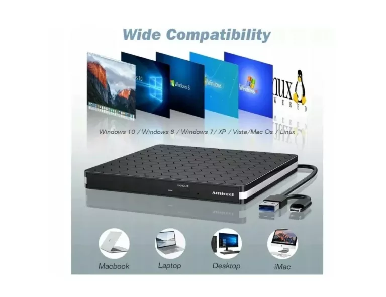 NAPĘD DVD HIGH SPEED USB 3.0 AMICOOL BT686