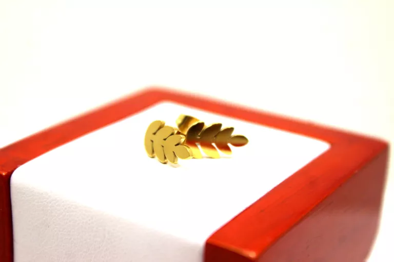 kolczyki-ze-stali-pozlacane-lisc-jarzebiny-wolska-89-warszawa