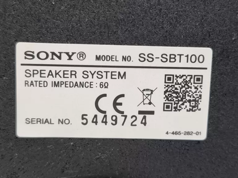 WIEŻA SONY HCD-SBT100 USB/BT/BAB+