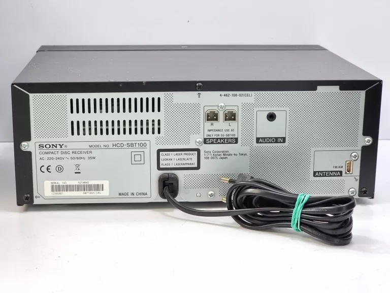WIEŻA SONY HCD-SBT100 USB/BT/BAB+