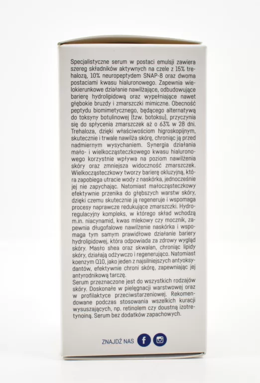BASICLAB SERUM Z 15% TREHALOZĄ I 10% PEPTYDEM 30M