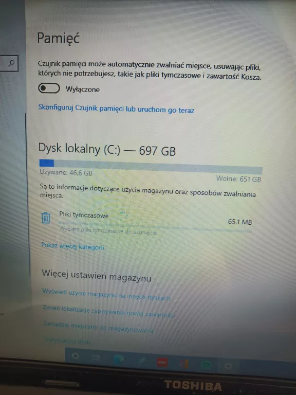 LAPTOP TOSHIBA SATELLITE C850