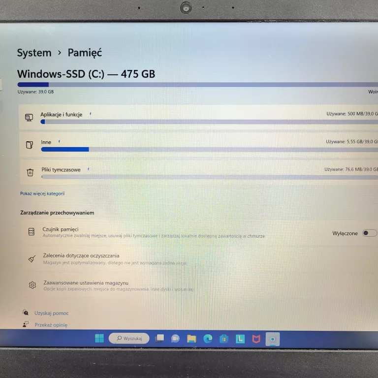 LAPTOP LENOVO IDEAPAD 3 RYZEN 5  8/512GB SSD