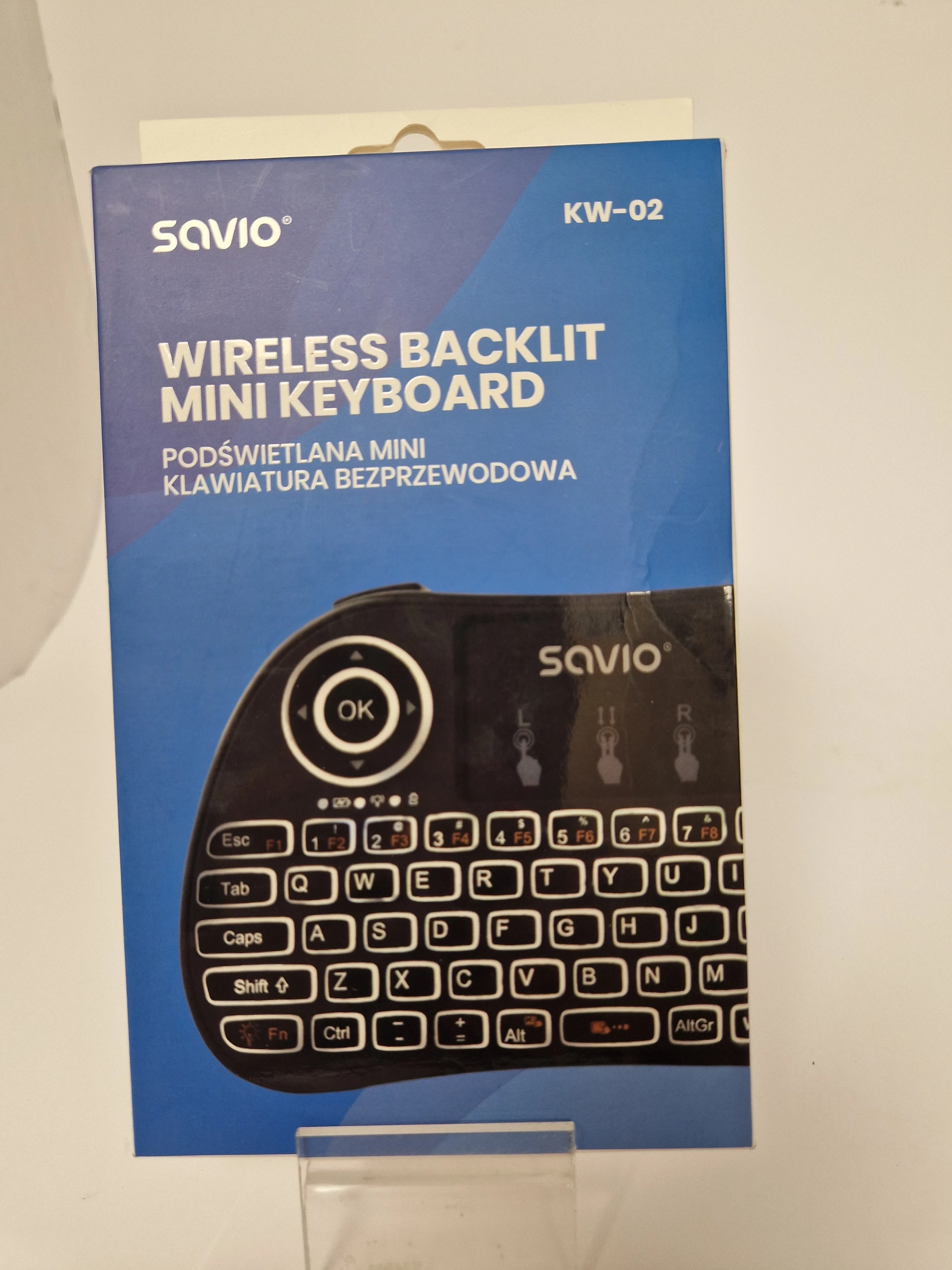 MINI KLAWIATURA BEZPRZEWODOWA SAVIO KW-02 | Bezprzewodowe | Loombard.pl