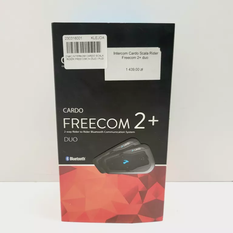 INTERKOM CARDO SCALA RIDER FREECOM 2+ DUO