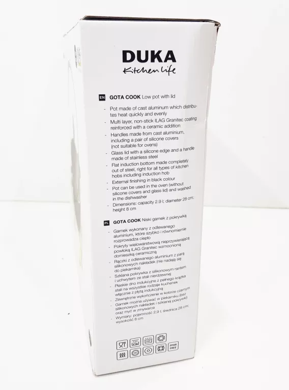 GARNEK TRADYCYJNY DUKA GOTA COOK 28CM 2,9 L
