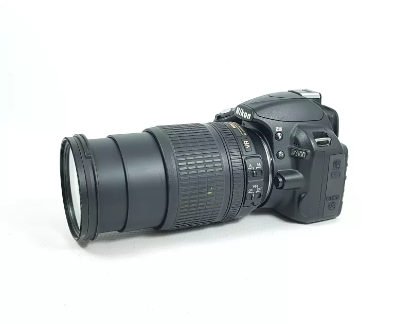 NIKON D3100 OBIEKTYW18-105 +70-300 PRZEBIEG 10674
