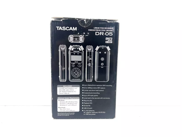 DYKTAFON TASCAM DR-05