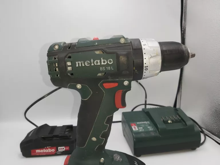 WKRĘTARKA METABO BS 18 L + 2 AKU 2,0AH, ŁADOWARKA