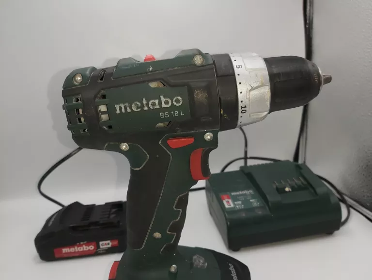 WKRĘTARKA METABO BS 18 L + 2 AKU 2,0AH, ŁADOWARKA
