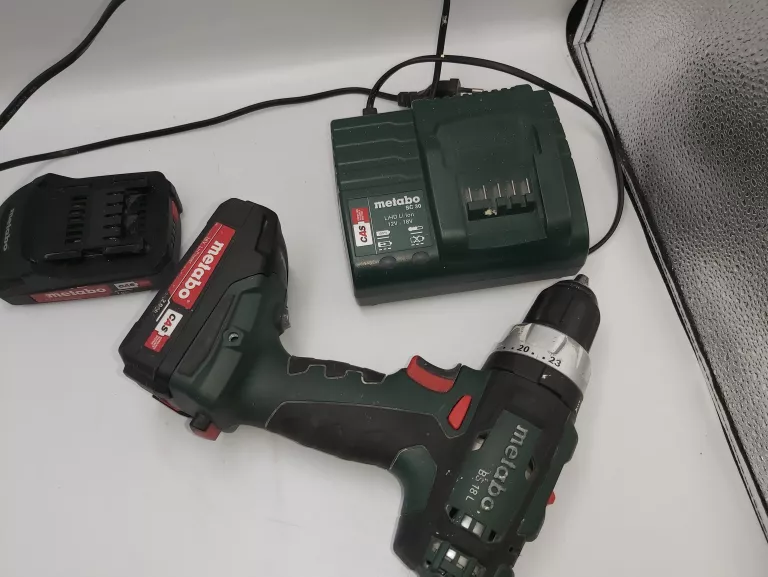WKRĘTARKA METABO BS 18 L + 2 AKU 2,0AH, ŁADOWARKA