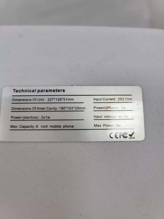 STERYLIZATOR UV PODRĘCZNY - TELEFON KLUCZE
