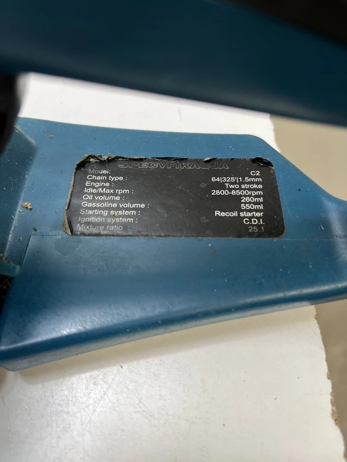 pilarka-spalinowa-cata-c2-stan-uzywany