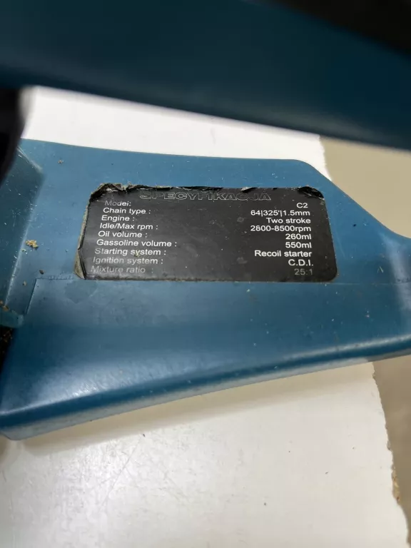 pilarka-spalinowa-cata-c2-stan-uzywany