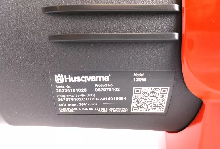 DMUCHAWA AKUMULATOROWA HUSQVARNA 120IB