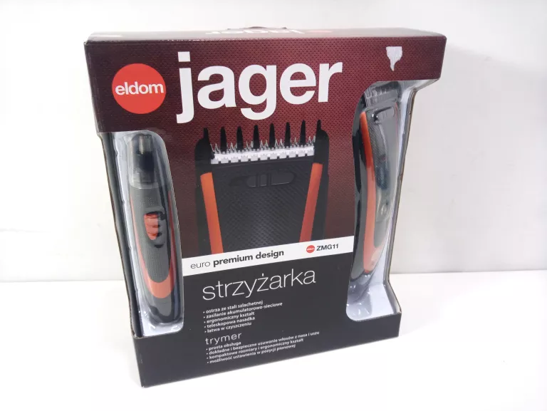 MASZYNKA I TRUMER DO WŁOSÓW - ELDOM JAGER ZMG11