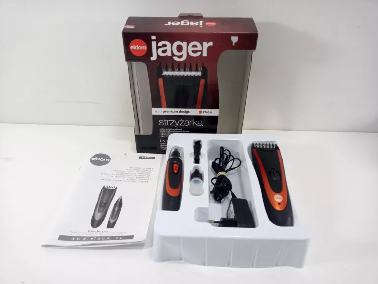 MASZYNKA I TRUMER DO WŁOSÓW - ELDOM JAGER ZMG11