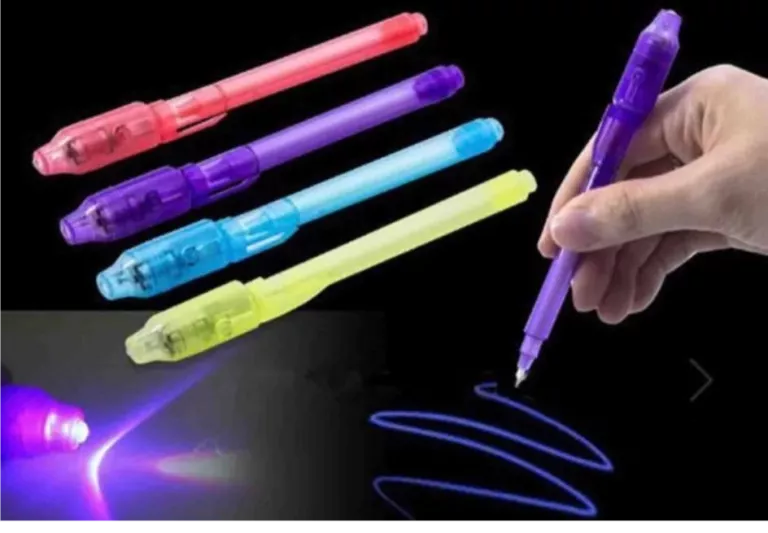 ZESTAW 13 SZTUK NIEWIDZIALNY DŁUGOPIS UV SPY PEN