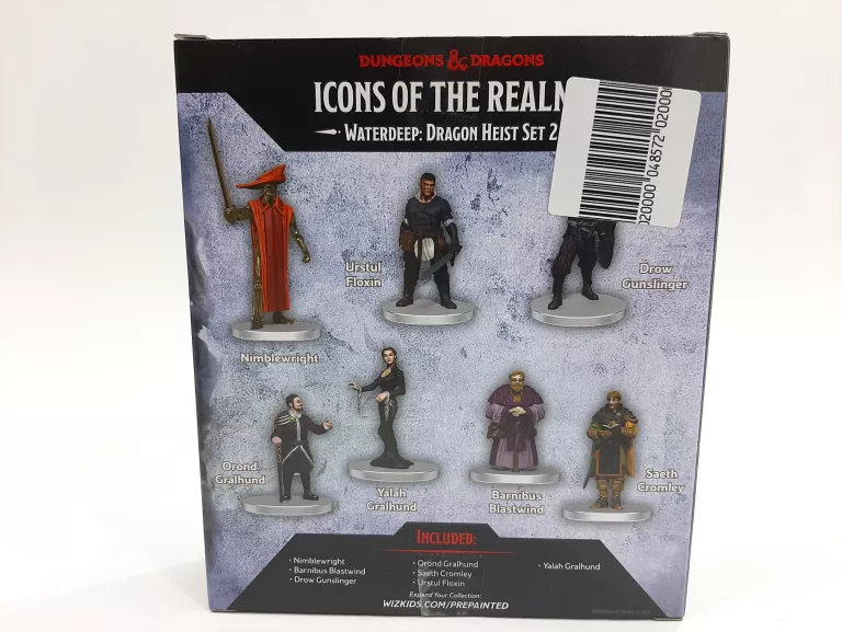 DND ICONS OF REALMS WATERDEEP DRAGON HEIST SET 2