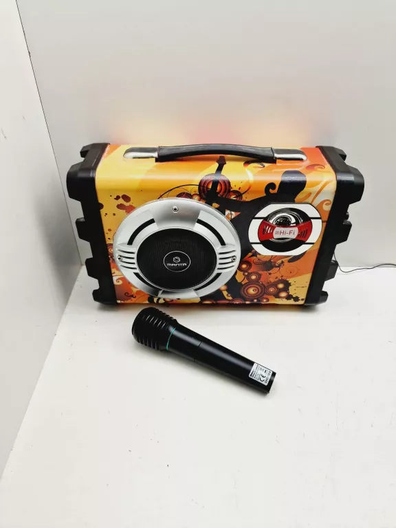 GŁOŚNIK BT MANTA SPK1003 HELIOS USB MP3 KARAOKE