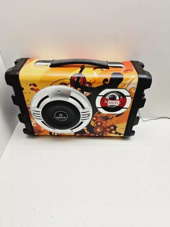 GŁOŚNIK BT MANTA SPK1003 HELIOS USB MP3 KARAOKE