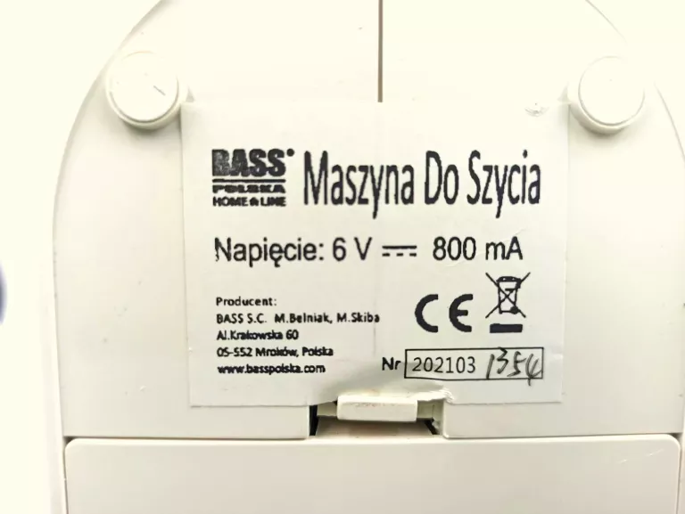 MASZYNA DO SZYCIA MINI BASS POLSKA PUD