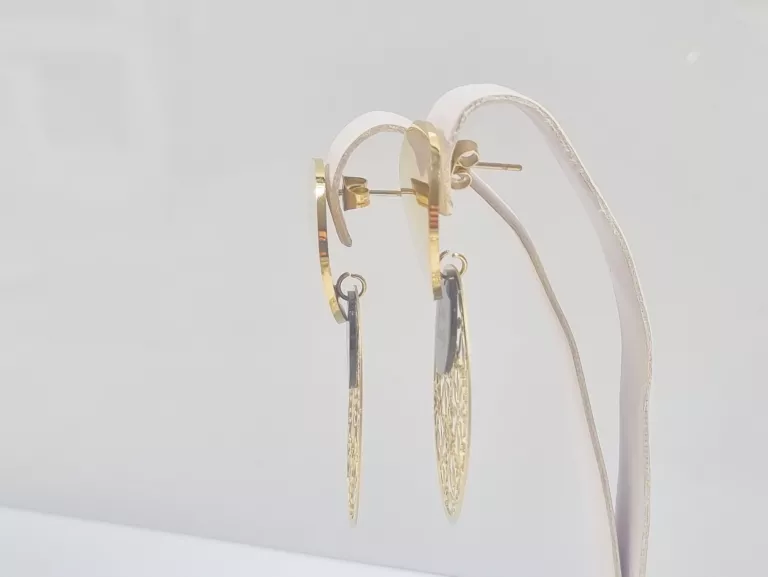 kolczyki-stal-pozlacana-azur-good-lucky-3-okregi-stan-11323-2