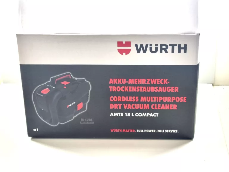 ODKURZACZ BEZPRZEWODOWY NA SUCHO AMTS 18L WURTH