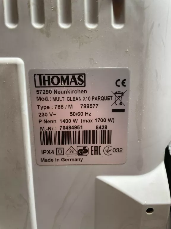 ODKURZACZ THOMAS MULTICLEAN X10 PRAQUET 57290