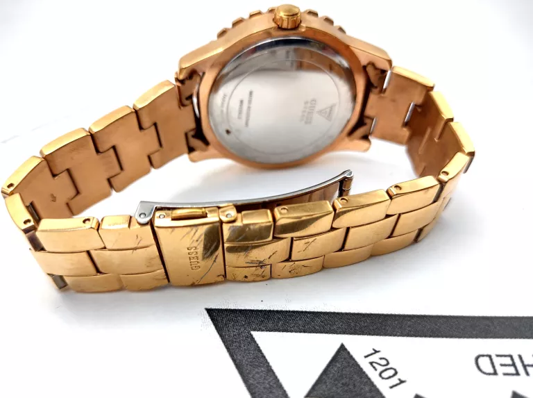 ZEGAREK DAMSKI Z CYRKONIAMI GUESS W0335L3