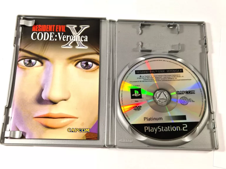 Resident Evil-Code Veronica X Playstation 2 PS2 Platinum 