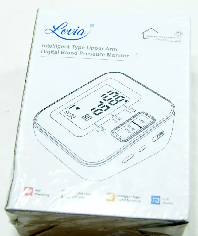 Lovia Intelligent Upper Arm Digital Blood Pressure Monitor B07